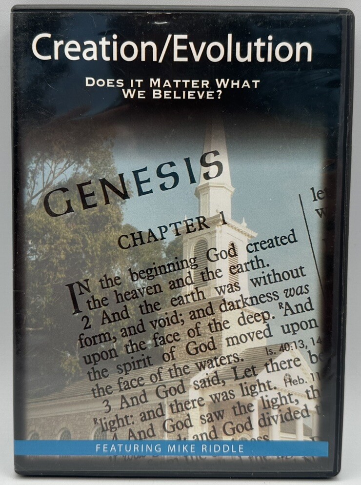 Creation/Evolution Does It Matter What We Believe DVD Featuring Mike Riddle