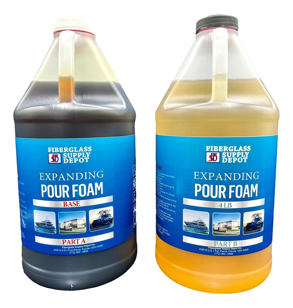 4 LB Density 2-Part Polyurethane Expanding Closed Cell Pour Foam