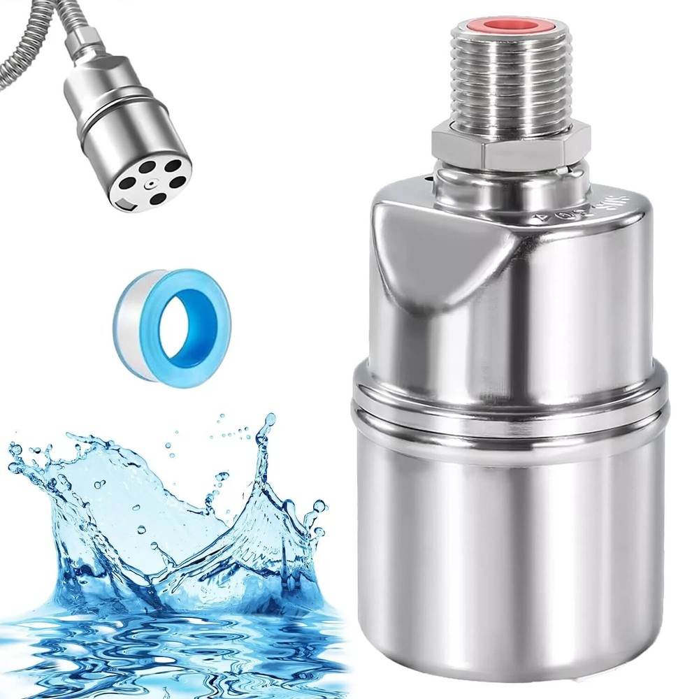 1/2'' Automatic Water Level Control Valve Auto Shut Off Ball Mini Float Valve...