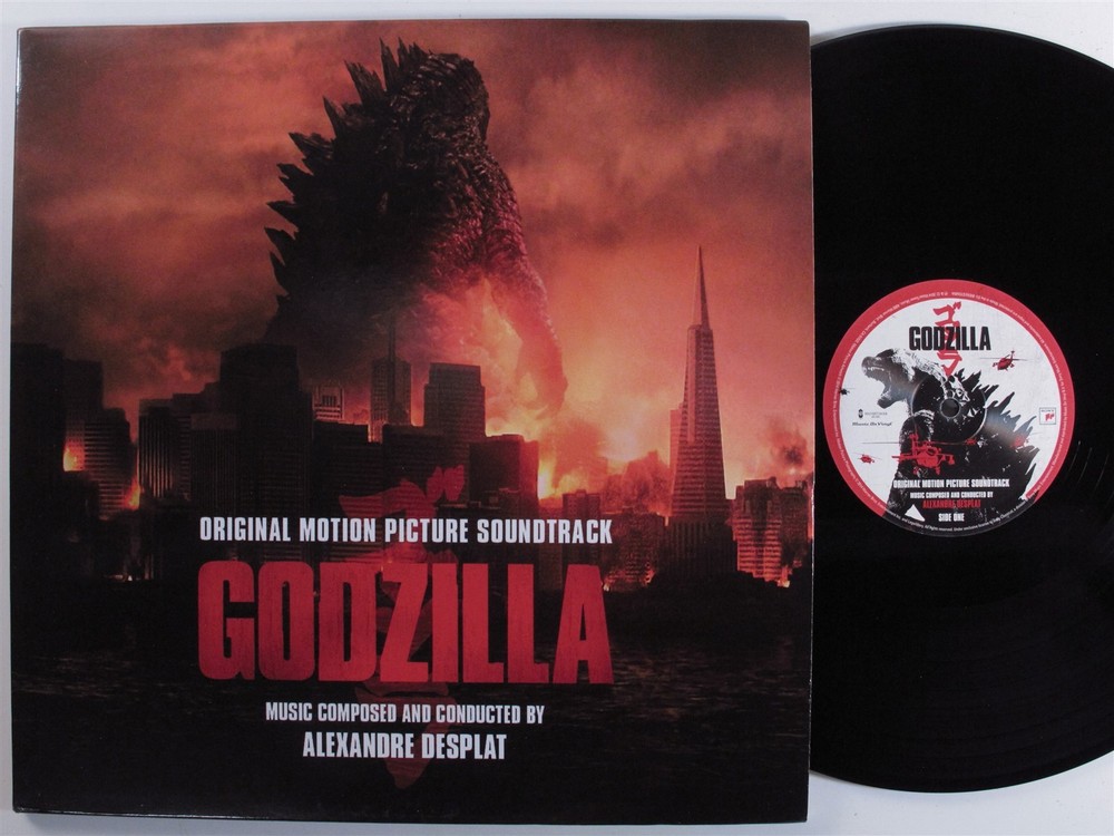 GODZILLA OST Alexandre Desplat MUSIC ON VINYL 2XLP VG++ 180g europe w/ poster c
