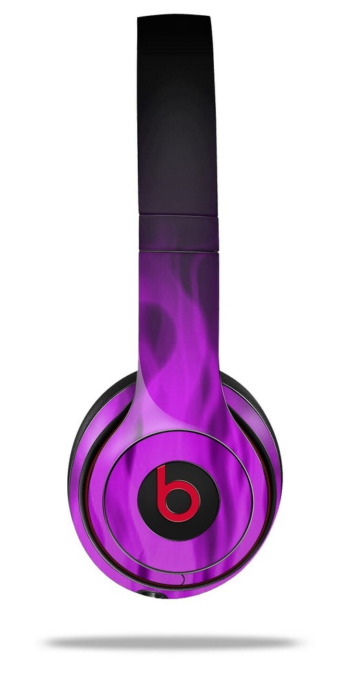 Skin Beats Solo 2 3 Fire Purple Wireless Headphones NOT INCLUDED