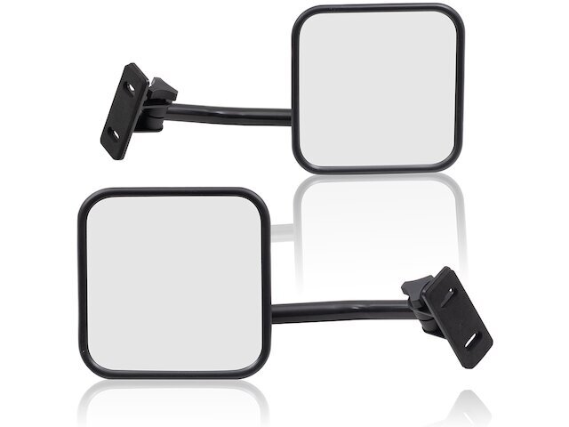 Brock Mirror Set Compatible with Jeep Wrangler 1987-1995 and 1997-2017 Models 83XDKJ