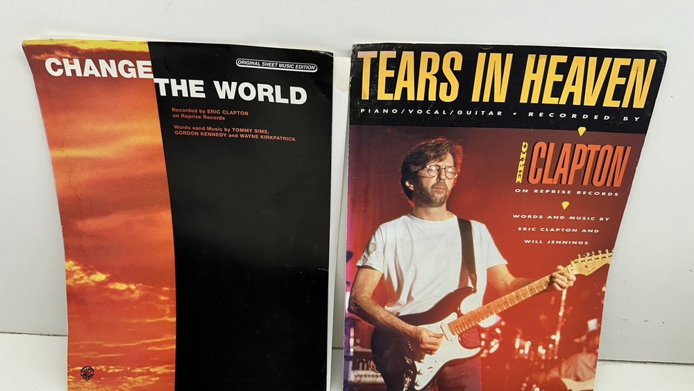 Eric Clapton: Tears In Heaven Change The World Sheet Music Piano, Guitar
