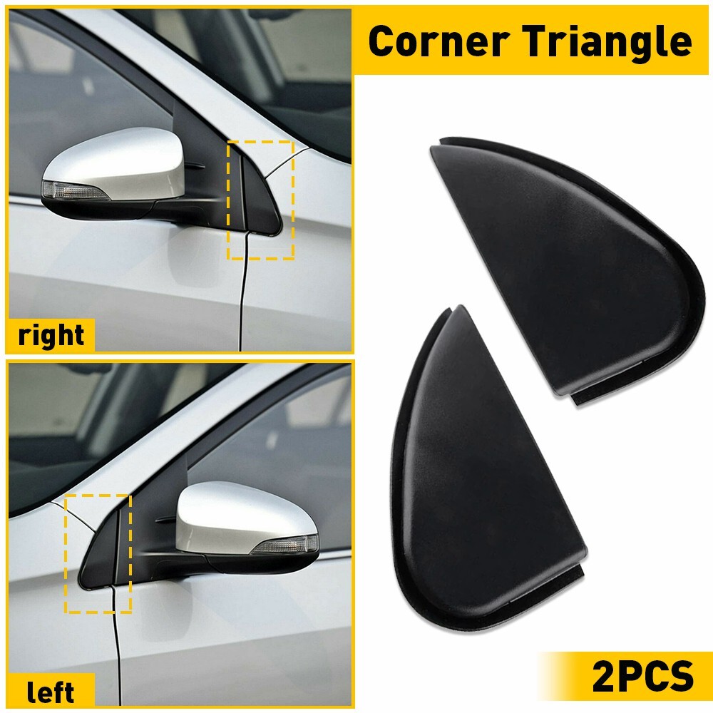 Toyota Corolla 14-16 Driver Passenger Side Mirror Triangle Cover Trim