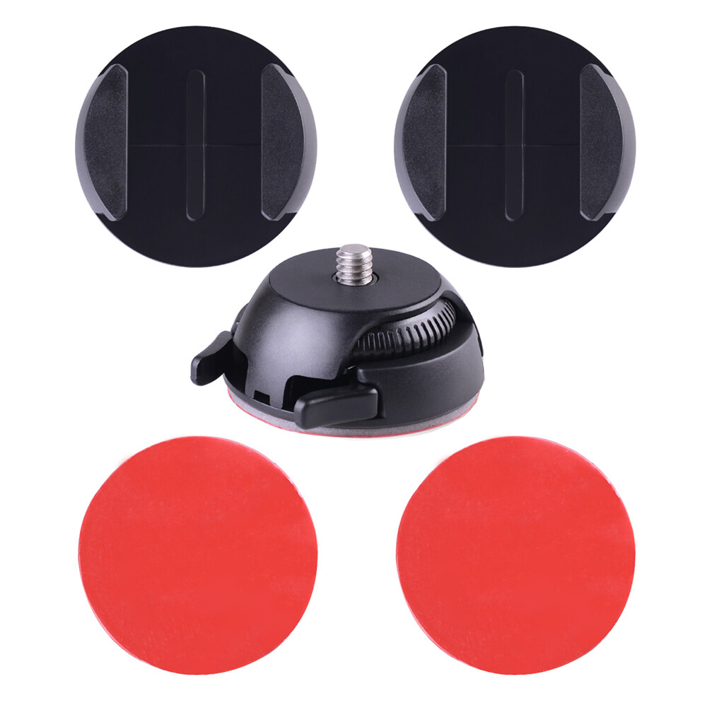 Quick Release Mount Holder Including Buckle Flat Curved Base Adhesive Tape I9V1