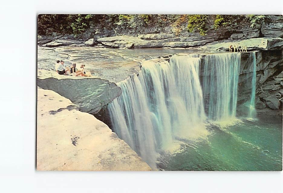 Postcard Cumberland Falls State Park Corbin Kentucky USA