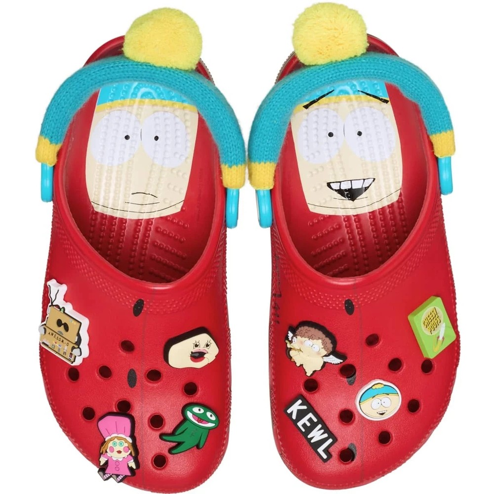 Crocs x South Park Cartman Classic Lined Slip-On Clogs Mens Size 9 Shoes NEW