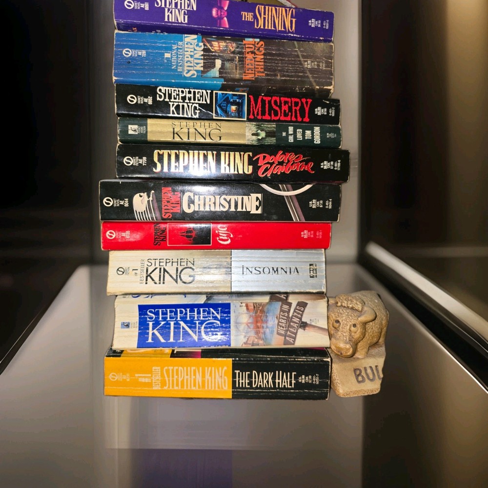 Stephen King Paperback Novel Lot - Horror/Thriller Fiction, English, Adults