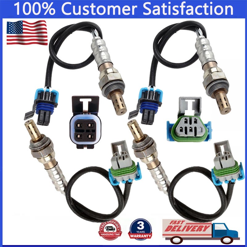 4x Up+Downstream Oxygen O2 Sensor For 2006 Chevy Silverado GMC Sierra 1500 5.3L