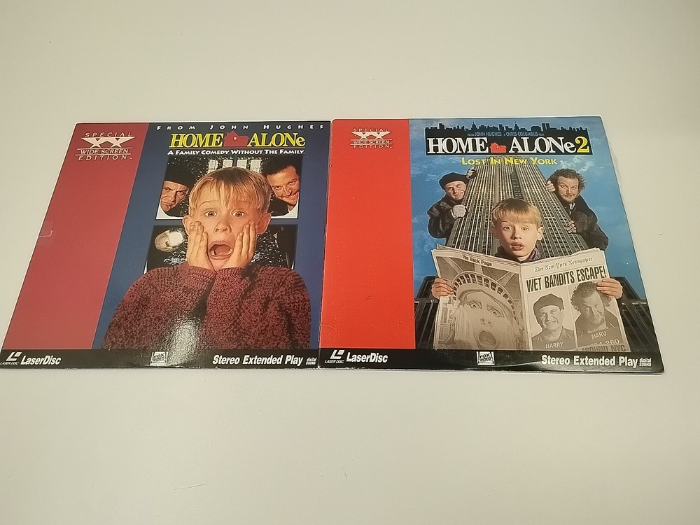 Home Alone 1 & 2 Lost In New York Widescreen Laserdisc LD