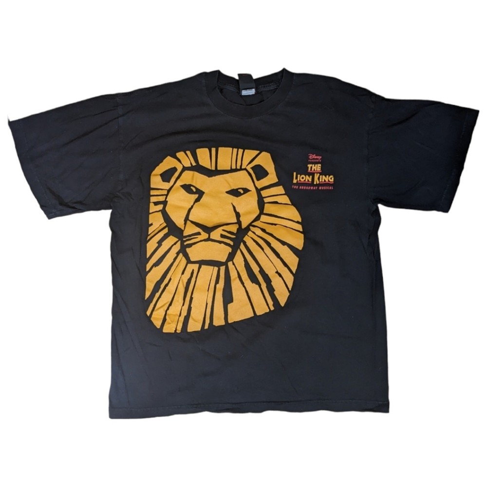 Vintage Disney black men's Lion King T-shirt size XL