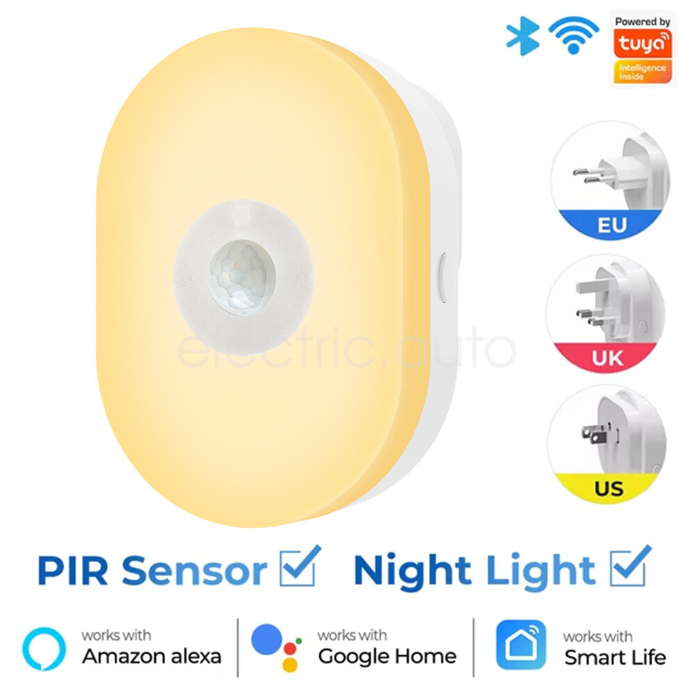 Smart WiFi Bluetooth LED Night Light with Remote & Motion Sensor