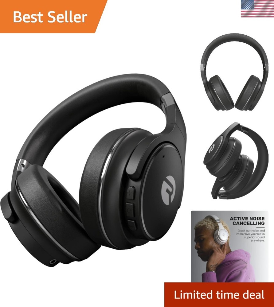The Everyday Wireless Bluetooth Over Ear Headphones, with Active Noise Cancel...