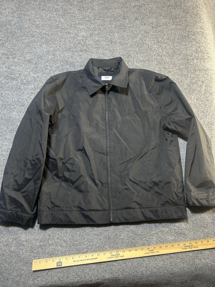 Vintage Y2K Old Navy unlined mechanic/Detroit style jacket Size XXl Black