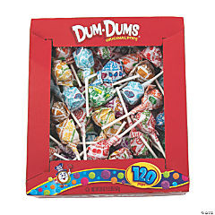 1-inch 19 oz Dum Dum Original Assorted Lollipops - 120 Count