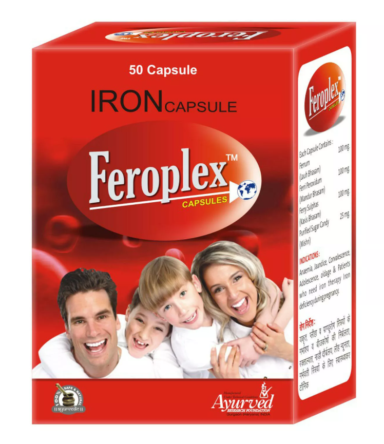 Iron Dietary Pills, Natural Nutritional Supplements For Men Women 50 Capsule