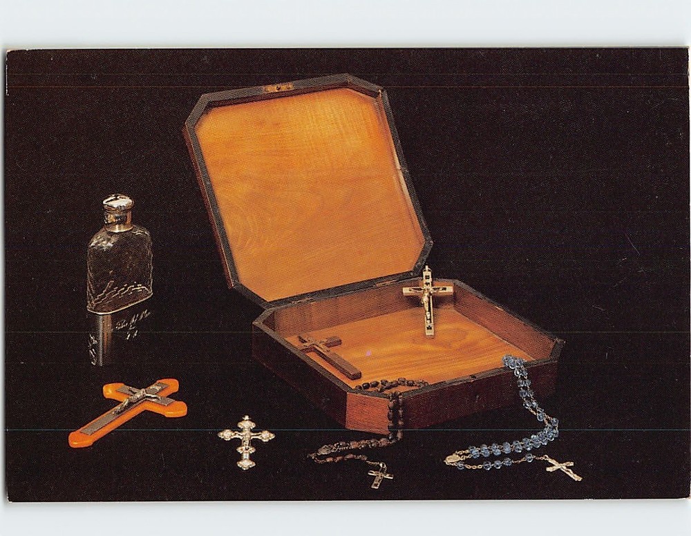 Postcard Religious artifacts Knights of Columbus Museum New Haven CT USA