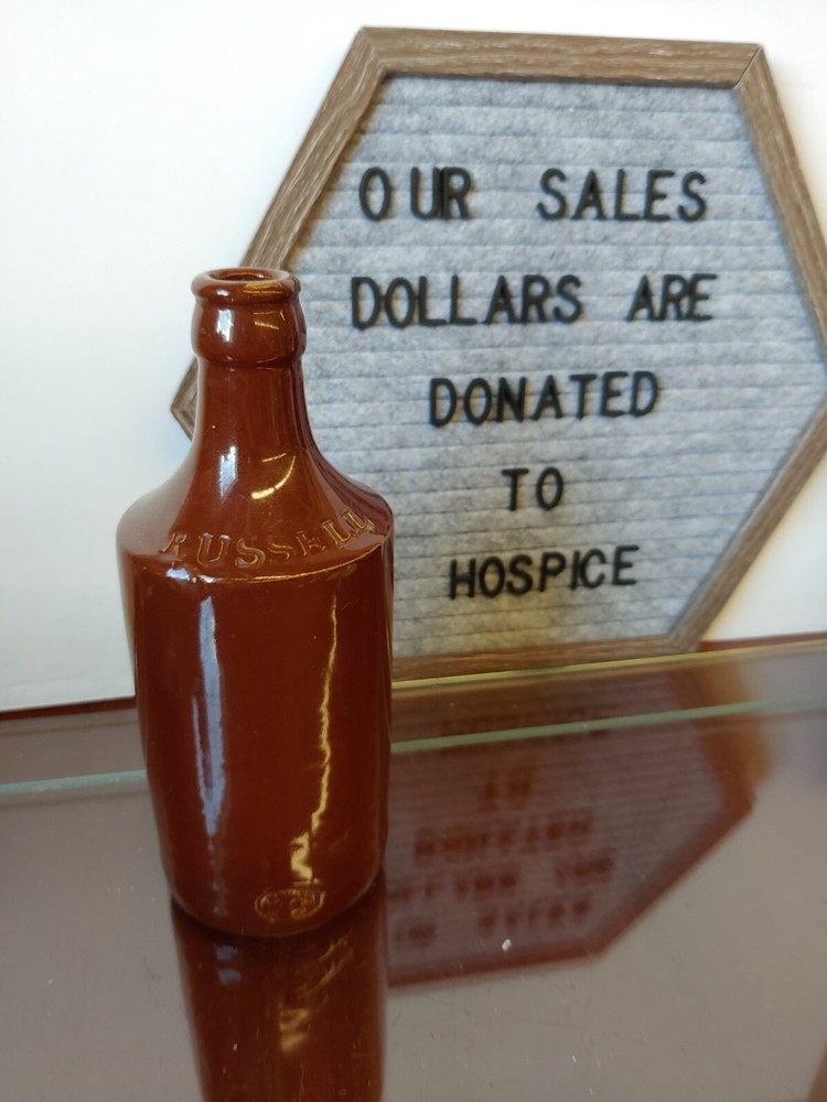 Vintage Josiah Russell Ginger Beer Stoneware Bottle London England