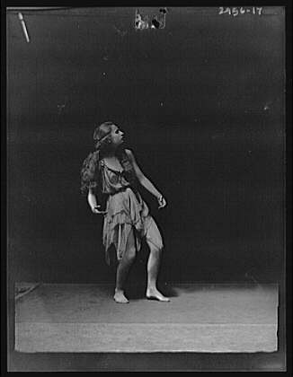 Photo:New York City La Tour Miss Dancer 1919 Costume Portrait