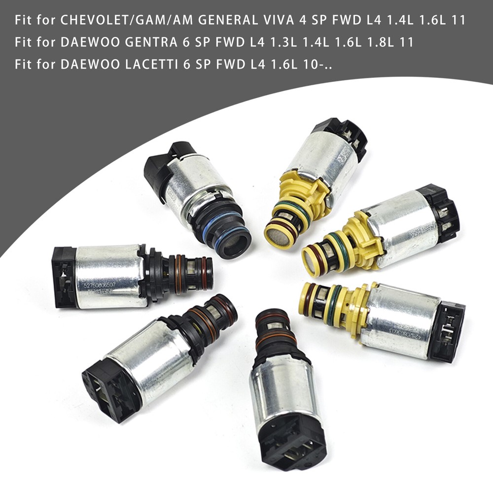 6T40 6T45 6T30 6T50 Gearbox Transmission Solenoids For CHEVOLET BUICK Valve Body
