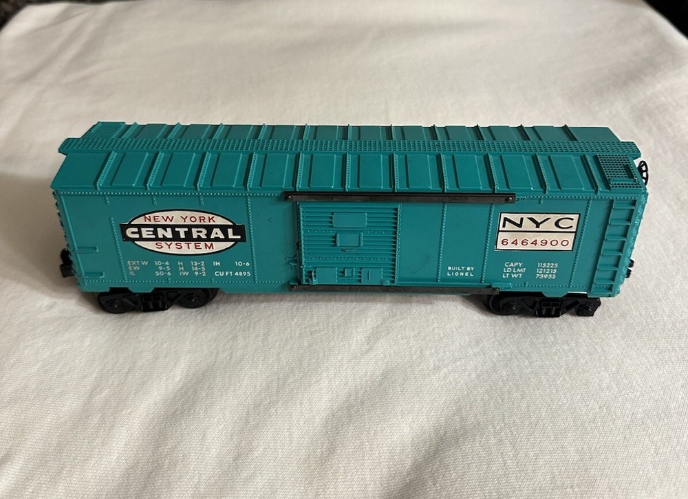 Lionel 6464-900 New York Central Boxcar Train Read