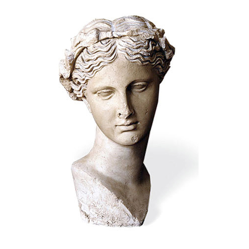 Bust head of Thalia ancient Greek Muse of Comedy Museum Replica Reproduction