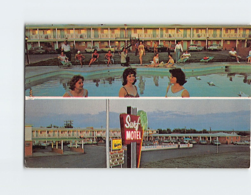 Postcard Surf Motel Santa Rosa New Mexico USA