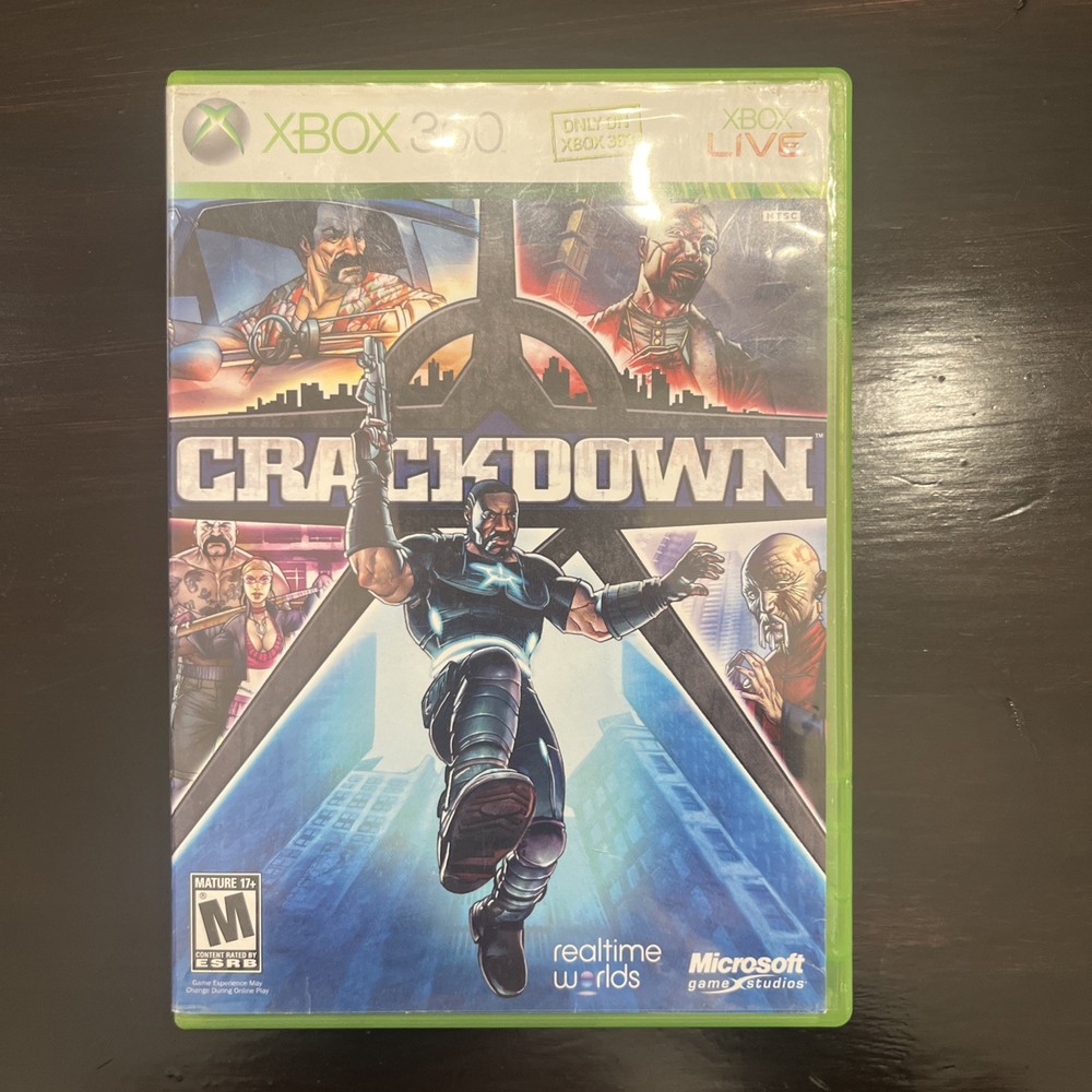 Crackdown (Microsoft Xbox 360, 2007) Tested No Manual