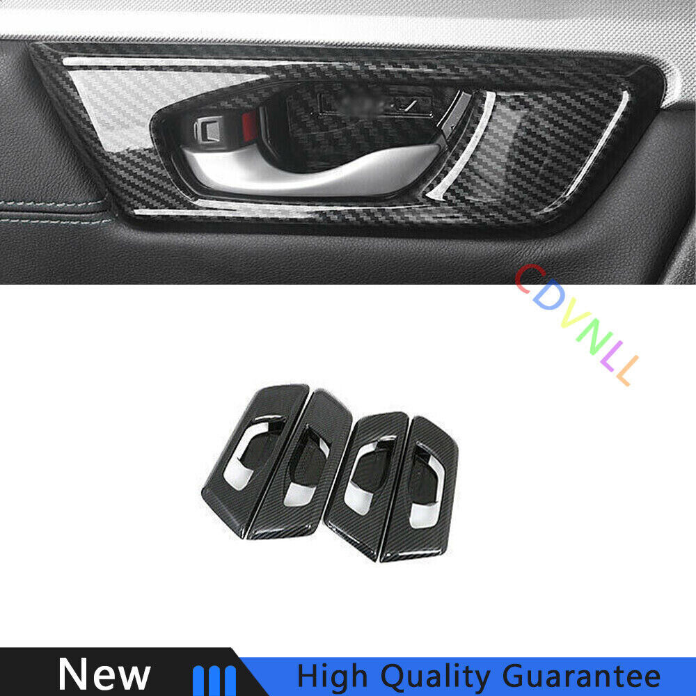 For Honda CRV CR-V 2017-2022 Carbon Fiber Interior Door Handle Bowl Cover Trim