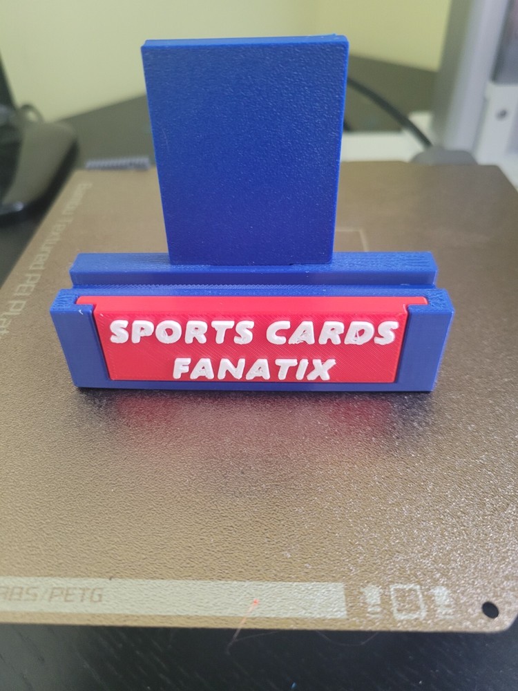Sports Card Stand with Your Name, great tool for display your cards