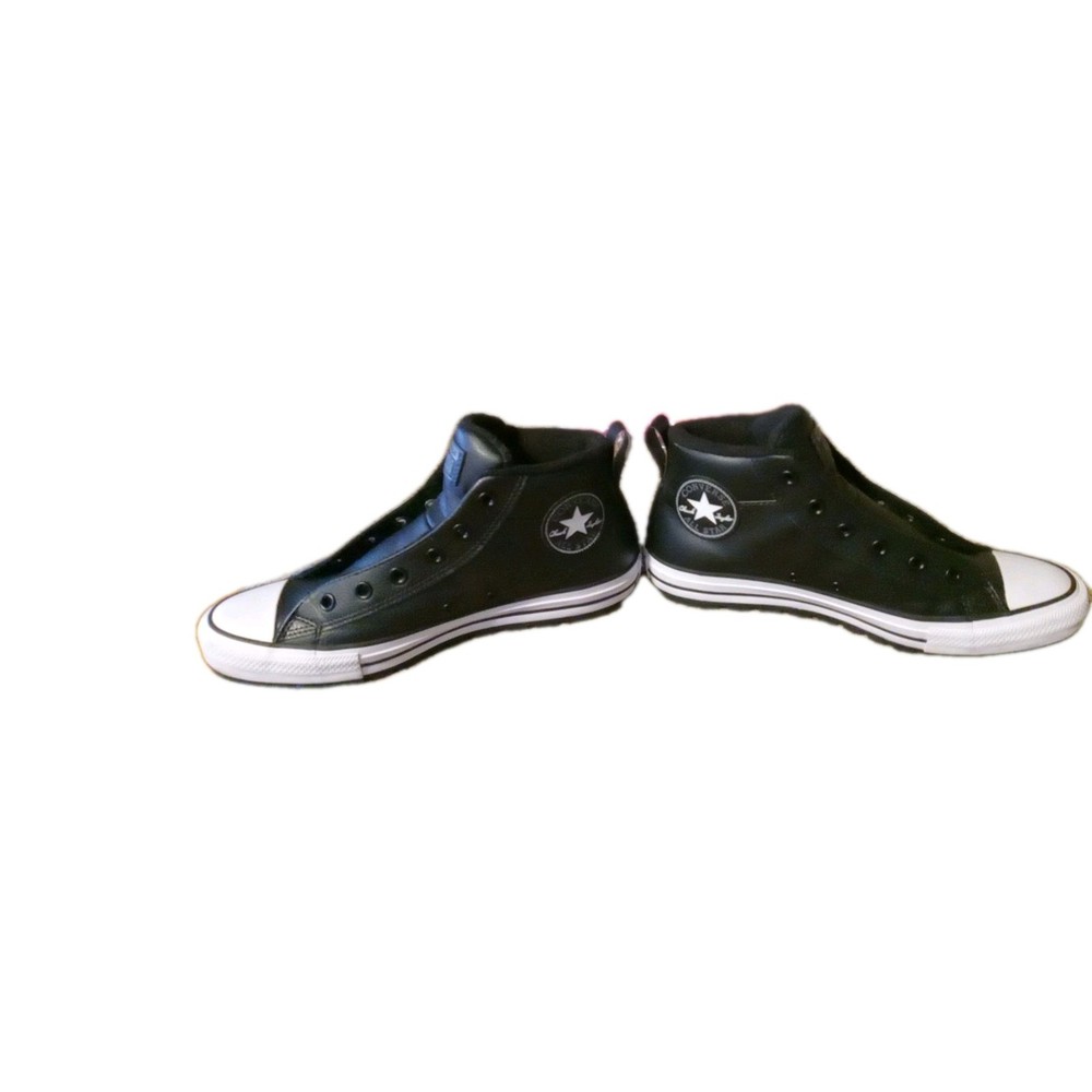 BLACK CONVERSE CHUCK TAYLOR  ALL STAR STREET MID SNEAKERS UNISEX 8.5 or 10.5