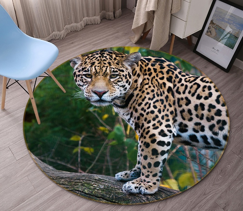 3D Elegant Leopard AHO186886 Animal Non Slip Rug Mat Elegant Photo Carpet Romy