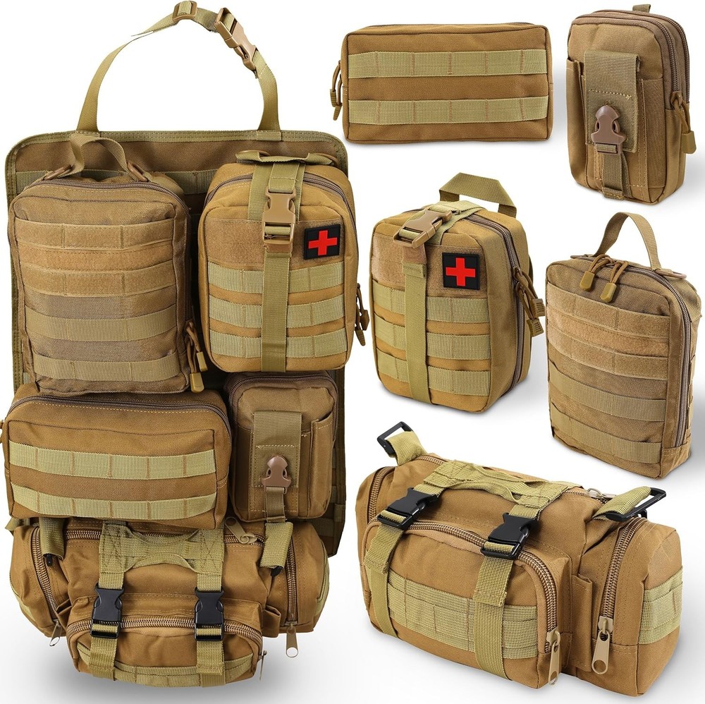 Tactical Seat Back Organizer, Molle Covers,...