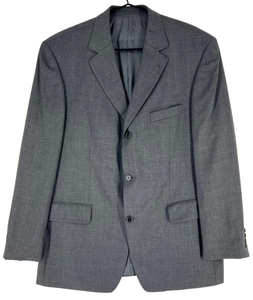Vintage Hugo Boss Men Da Vinci/ Lucca 100% Wool Blazer Jacket Size 54