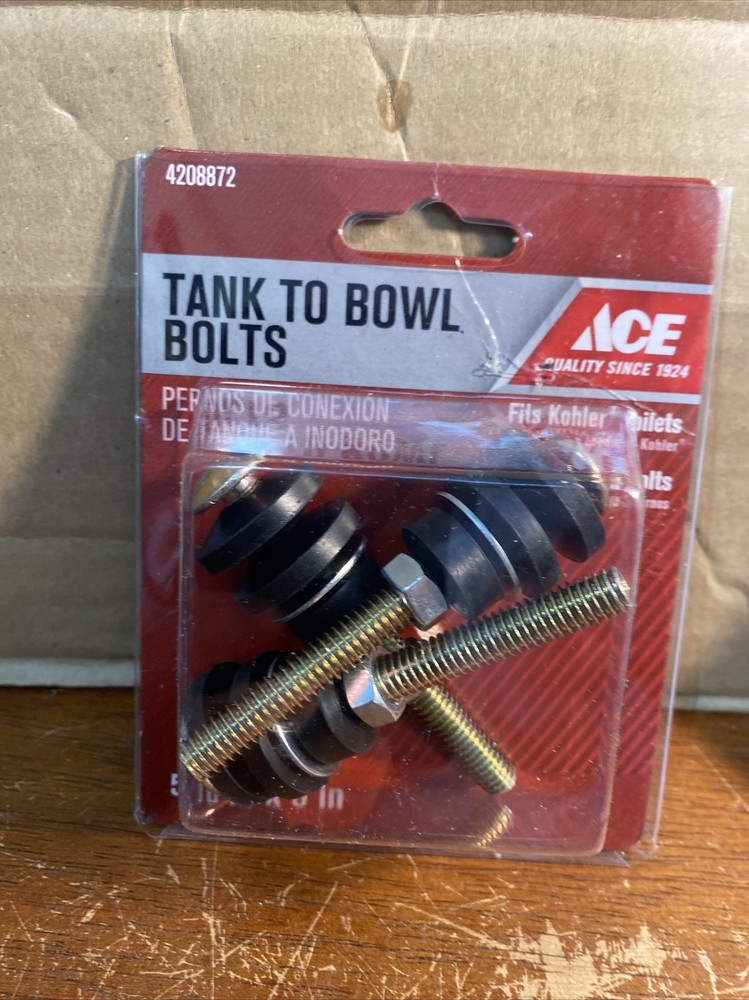 Kohler 5/16 x 3 Tank to Bowl Bolts Replacement Ace 4208872-image