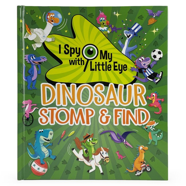 Dinosaur Stomp & Find (I Spy with My Little Eye) -- Mattia Cerato - Hardcover