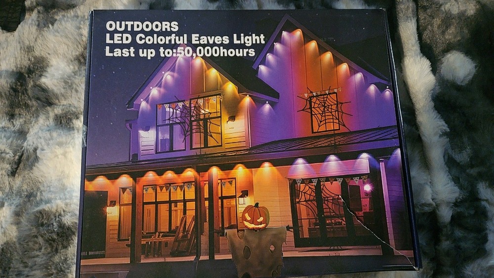 300ft Permanent Outdoor RGB LED COLORFUL Eaves Lights, Waterproof