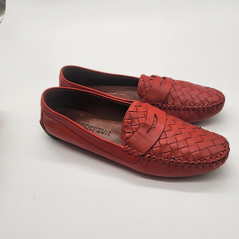 Robert Zur Petra driving loafer 8.5 AA red