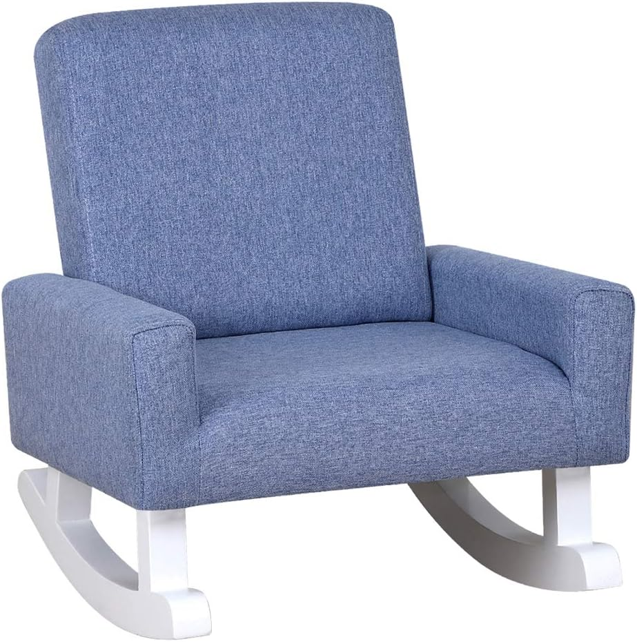 Soft Linen Kids Sofa - Toddler Armchair & Baby Chair for Playroom or Nursery