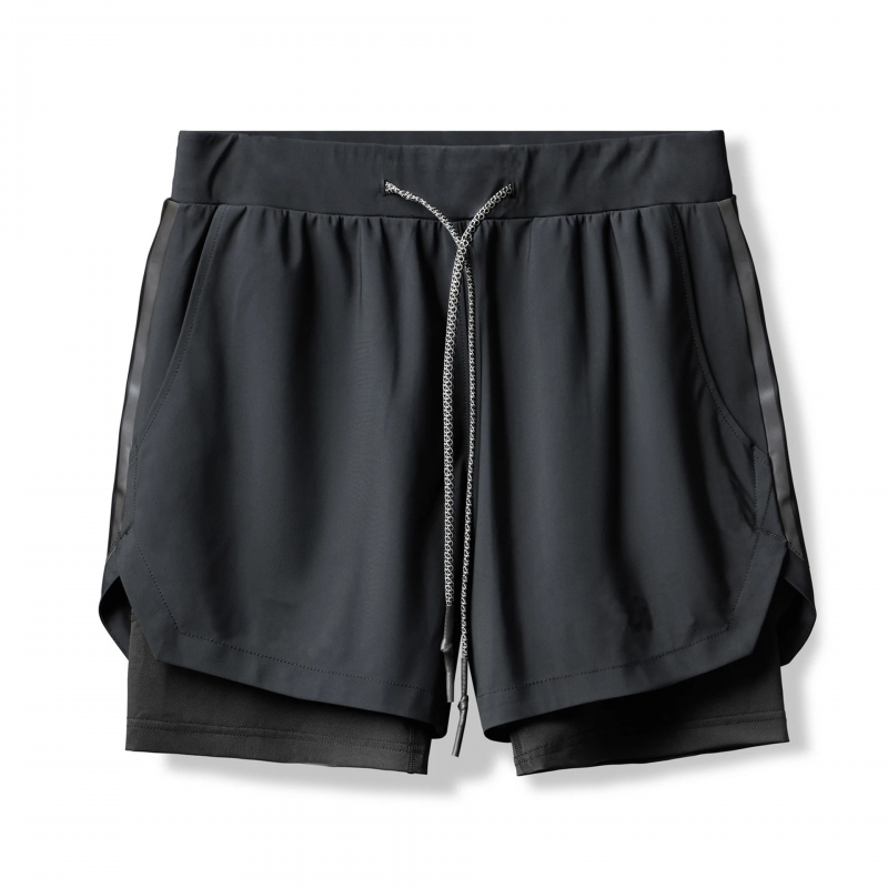 Men's Summer Shorts Double-layer Fitness Sports Quick-drying Fashion Shorts
