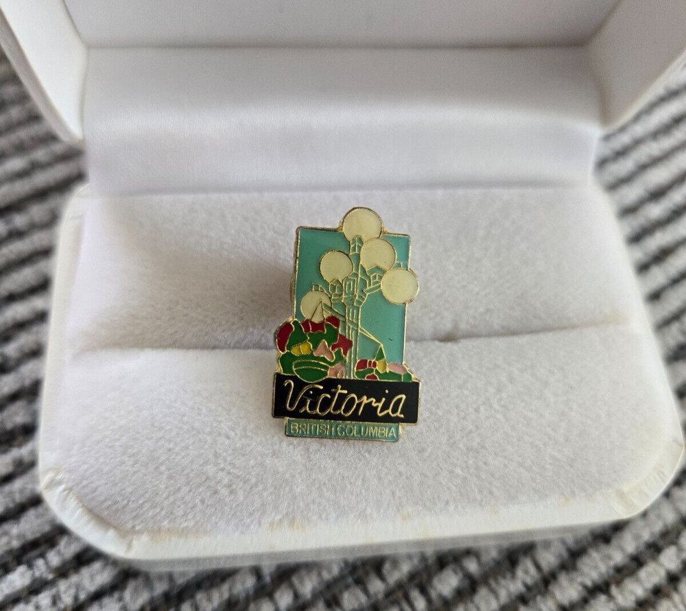 Vintage Collectible Pin: Victoria British Columbia Lapel Hat Jacket Pin