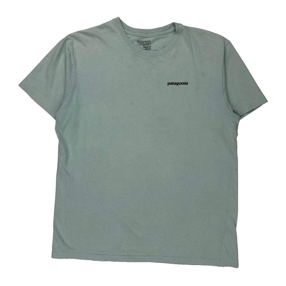 Patagonia Logo Patagonia T-Shirt - Large Green Cotton
