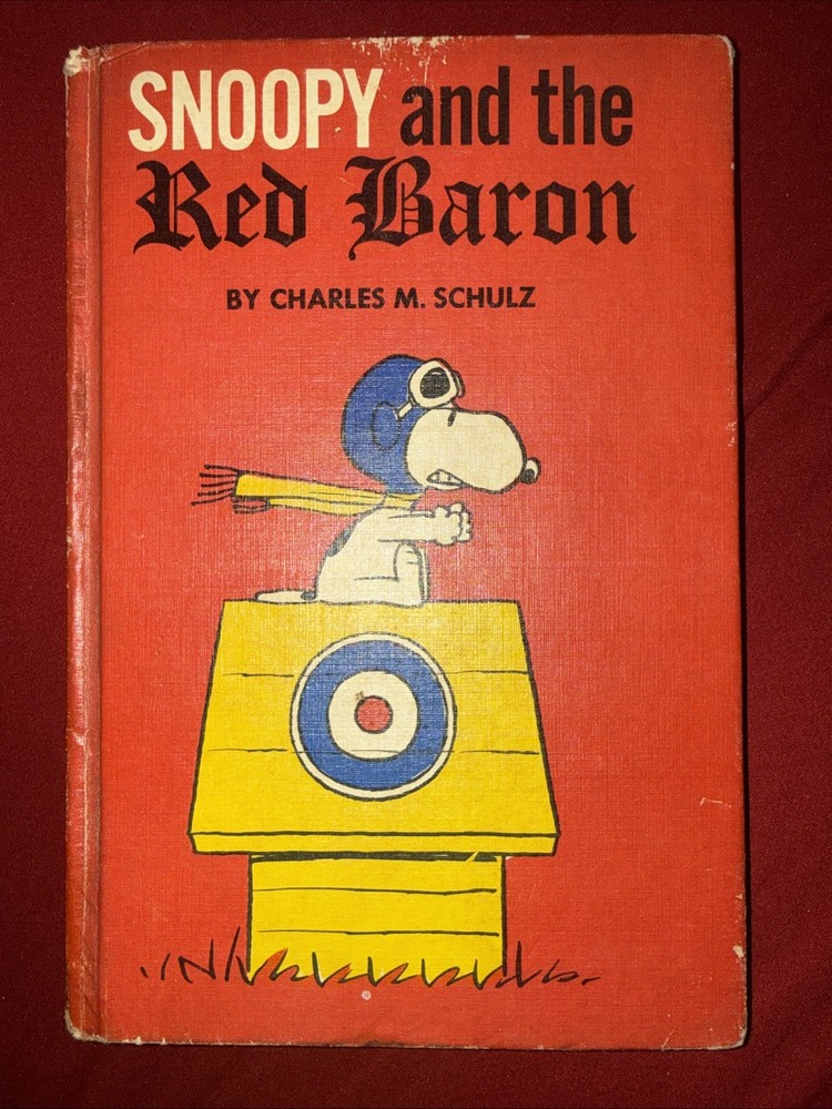 Snoopy and the Red Baron By Charles M. Schulz Hardcover Book- First Edition 1966