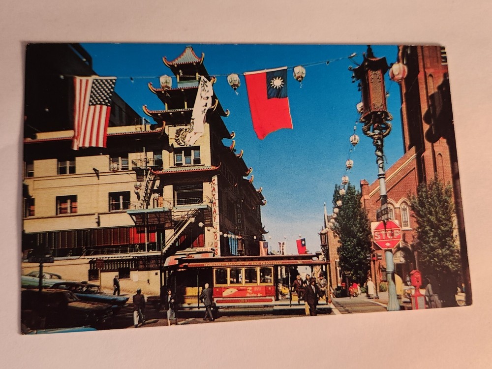 CHINATOWN SAN FRANCISCO CALIFORNIA Grant Avenue NOS Vtg Postcard Unposted NEW