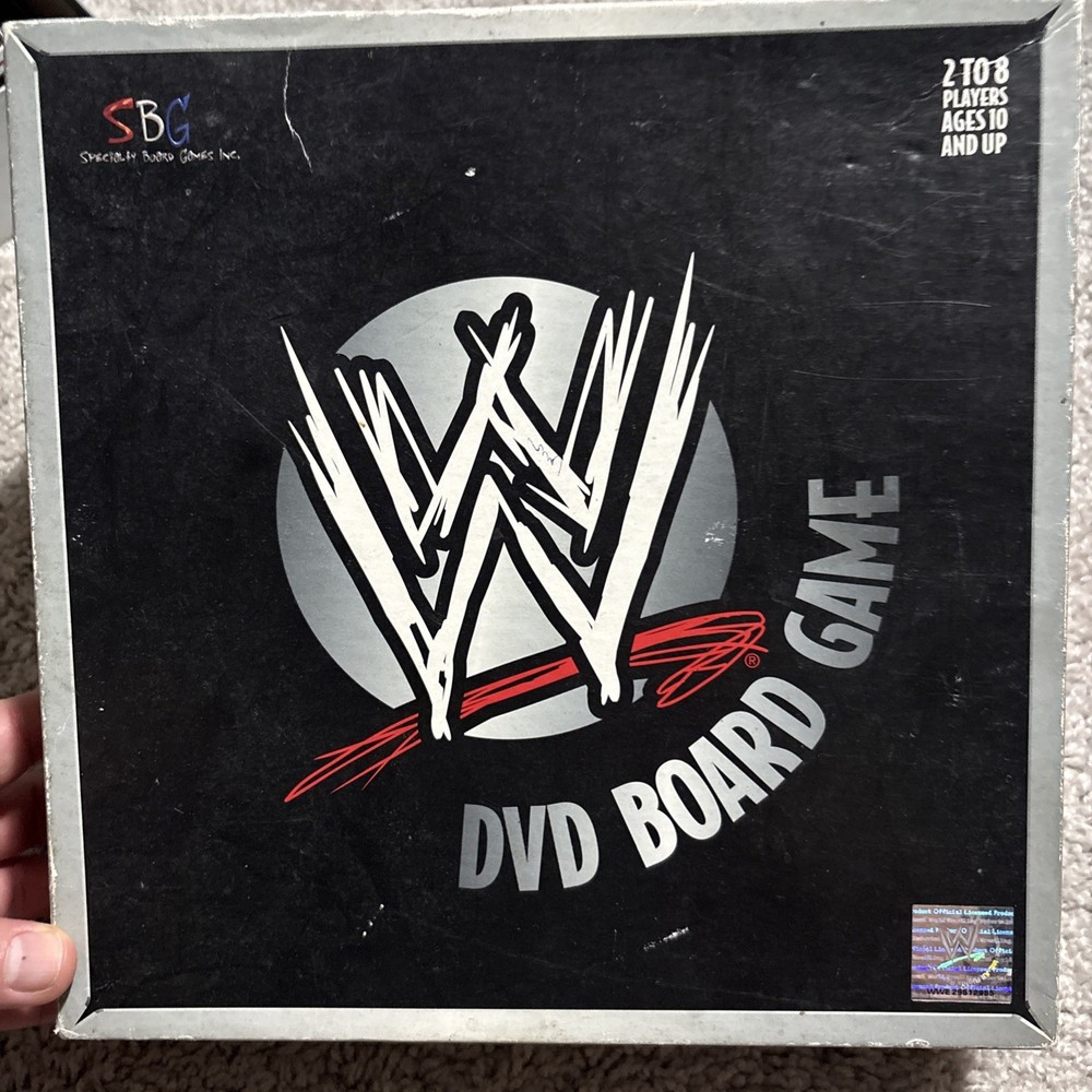 WWE Smack Down Raw DVD Board Game 2005 Complete WWE Wrestling Vintage