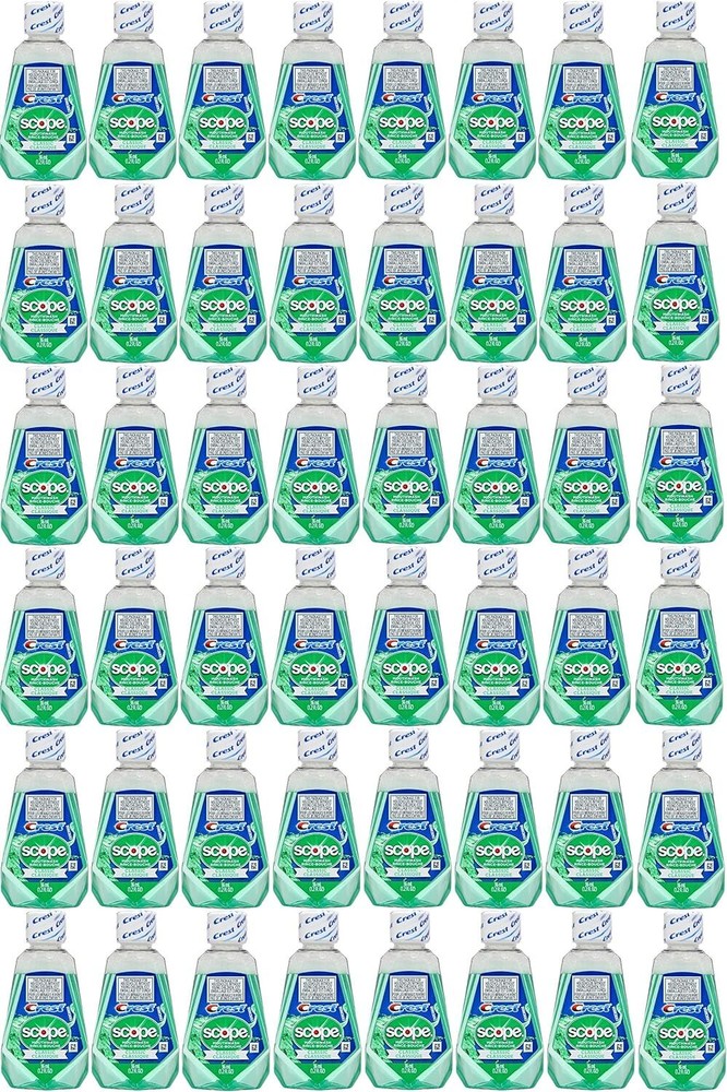 Scope Travel Size Mouthwash Classic Original Mint 1.2 Oz 48 Pack