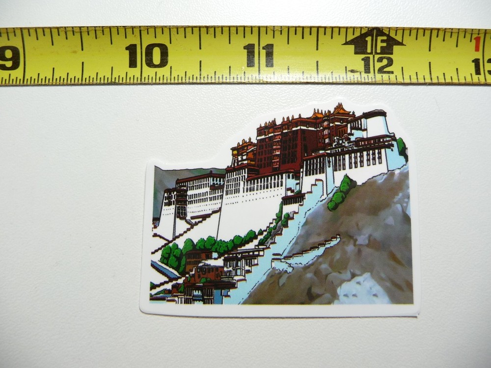 Potala Palace Lhasa Tibet Landmark Sticker for Laptop Travel Decal