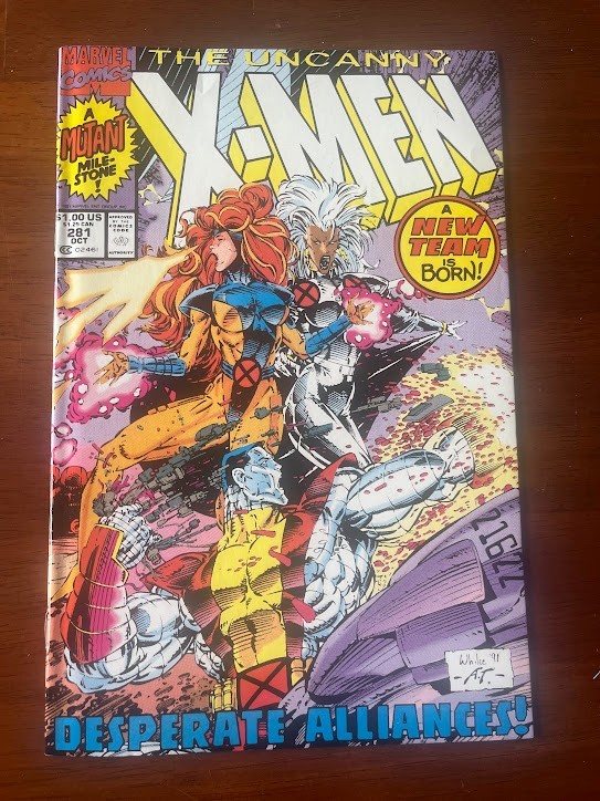 Uncanny X-Men # 281 Vf Newsstand Marvel Comics 1991 Storm Iceman Colossus