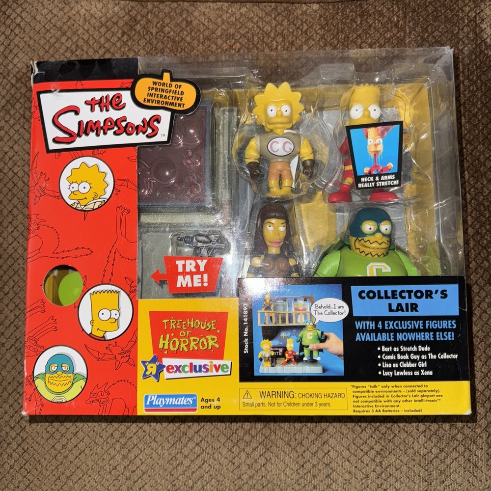Playmates: The Simpsons Interactive Environment - Treehouse Of Horror (Collector