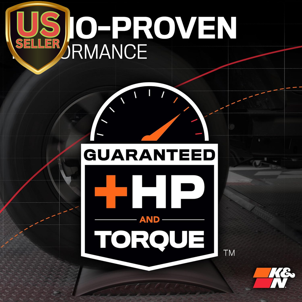 Cold Air Intake System: High-Flow Air Filter, Increase Performance & Towing: ...